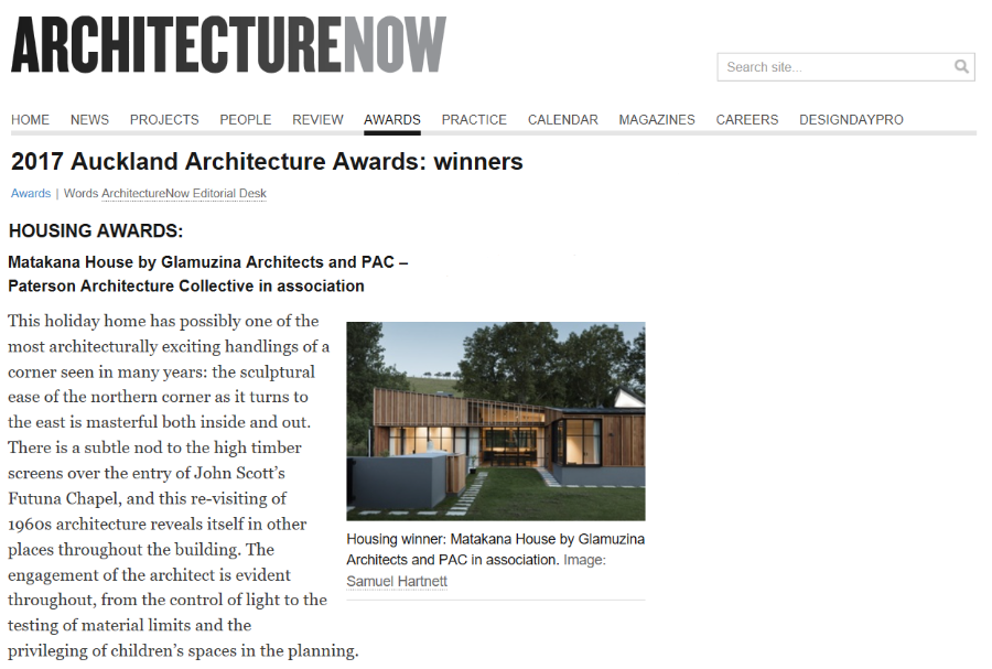 AucklandArchitectureAward2017- House Award Winner -Matakana-826